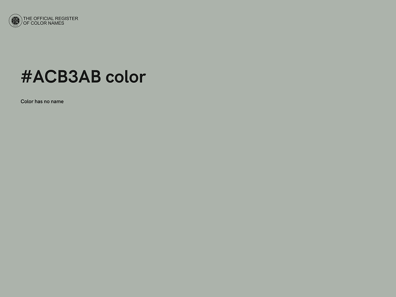 #ACB3AB color image