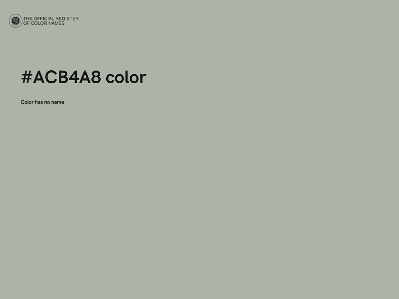 #ACB4A8 color image