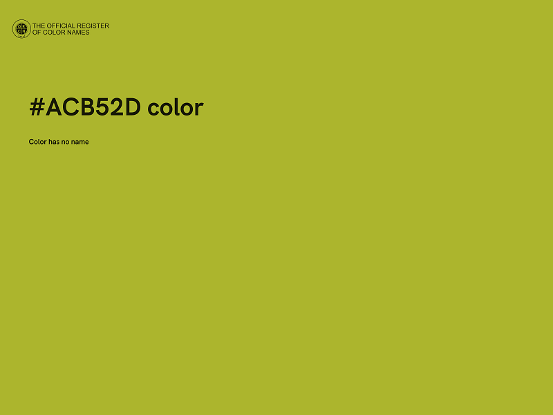 #ACB52D color image