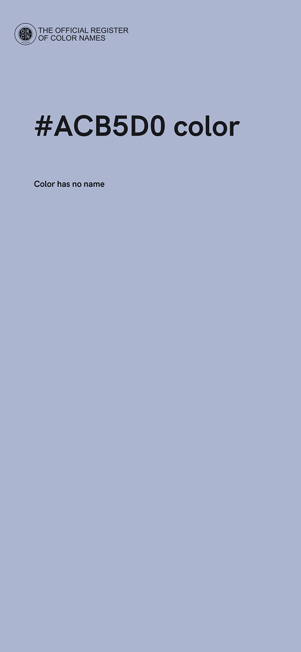 #ACB5D0 color image