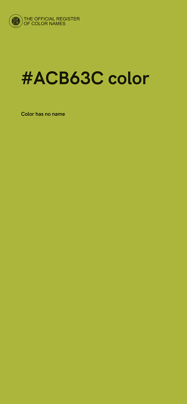 #ACB63C color image