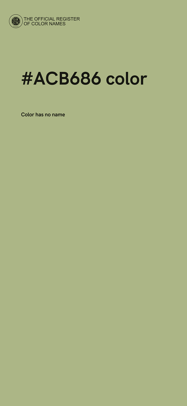 #ACB686 color image