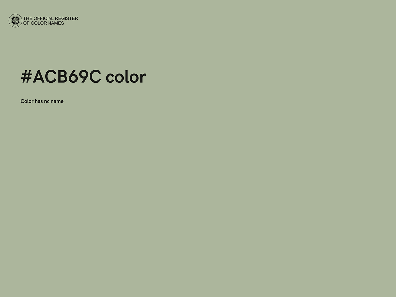 #ACB69C color image