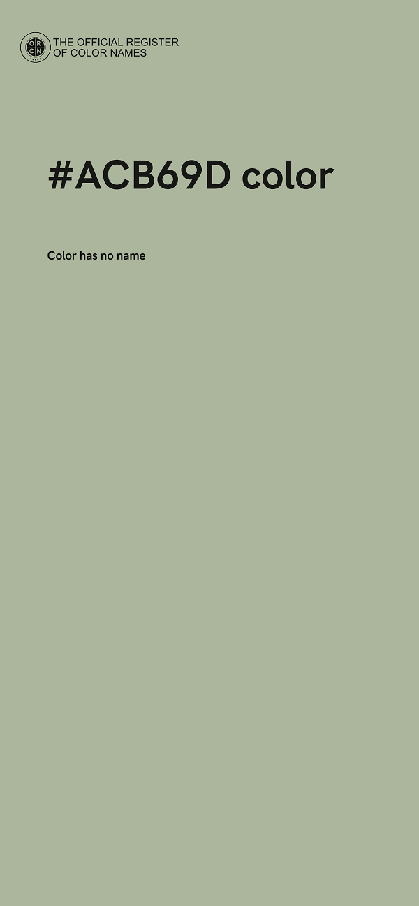 #ACB69D color image