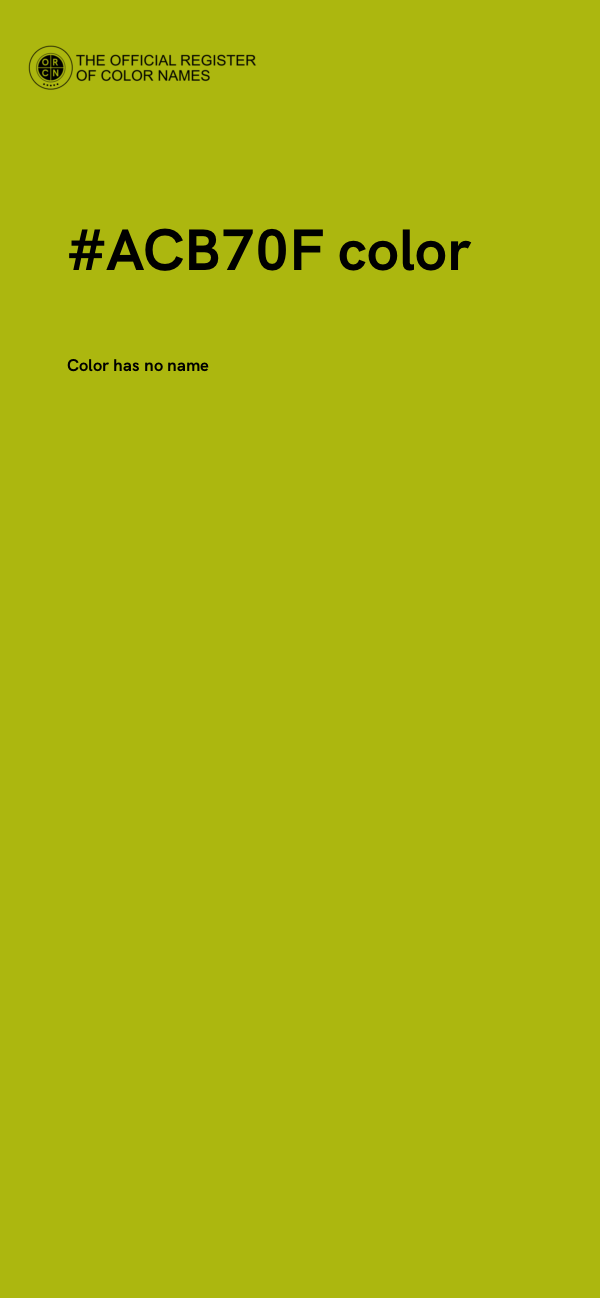 #ACB70F color image