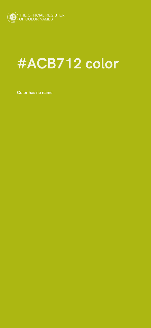#ACB712 color image