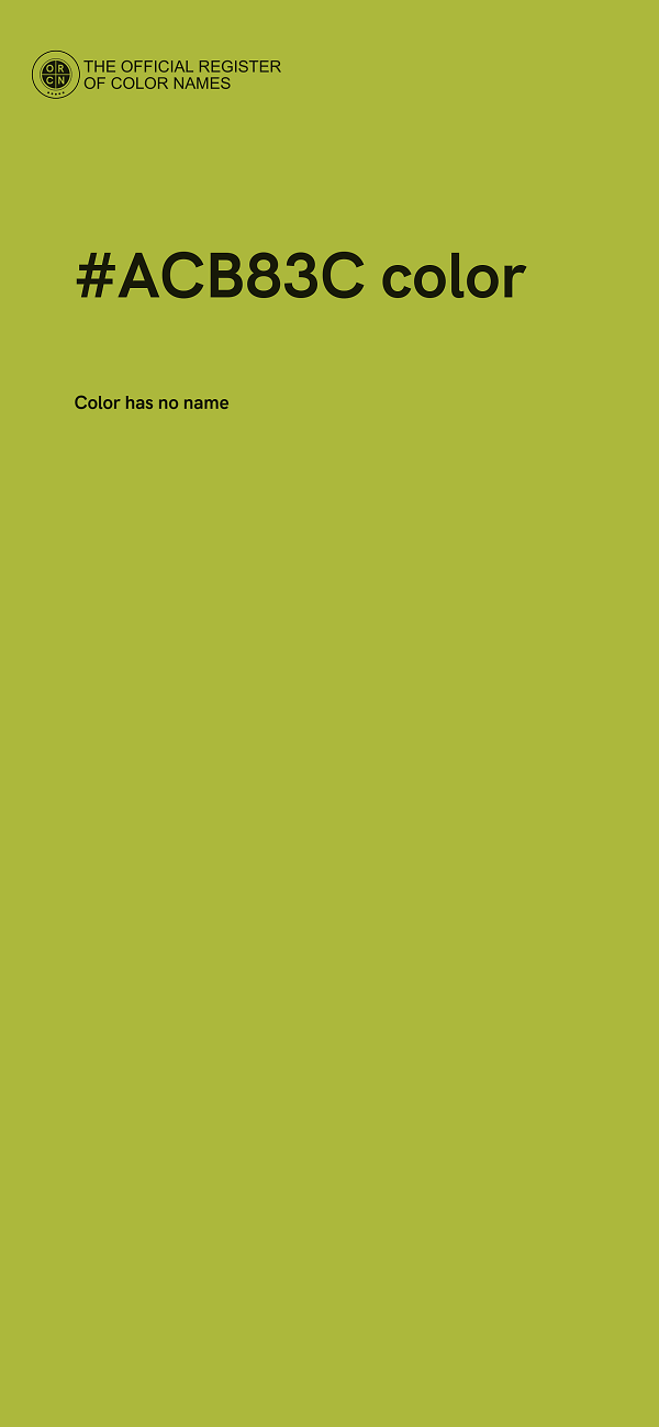 #ACB83C color image