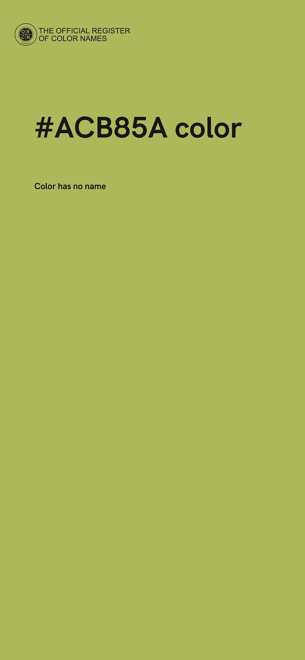 #ACB85A color image