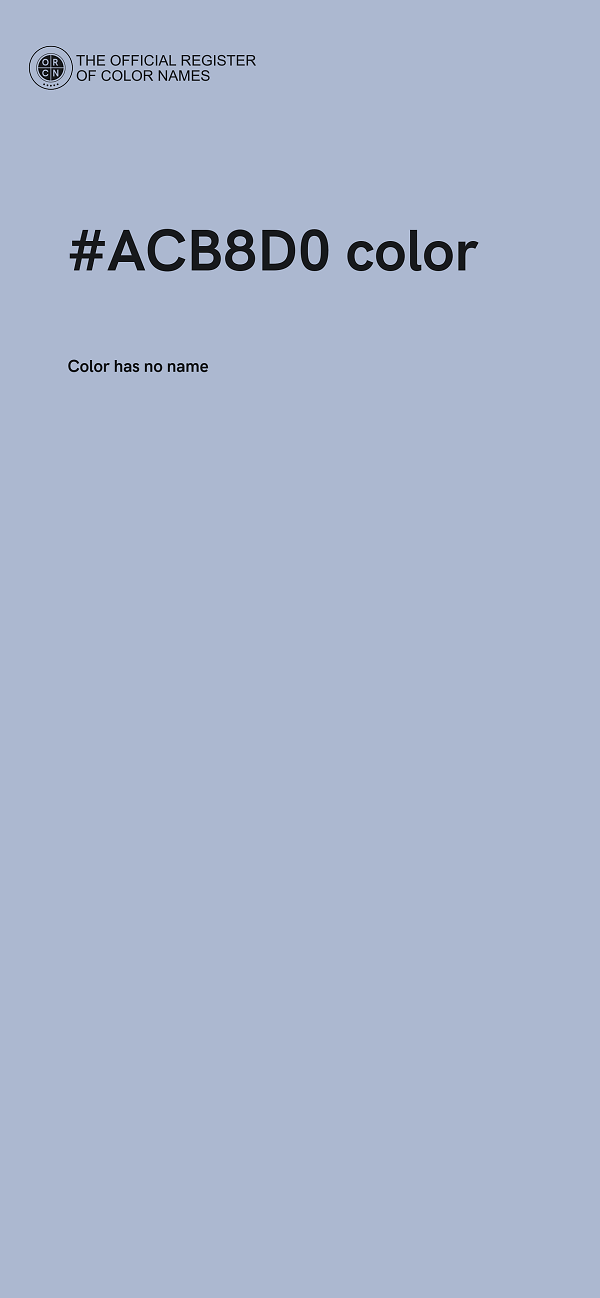 #ACB8D0 color image