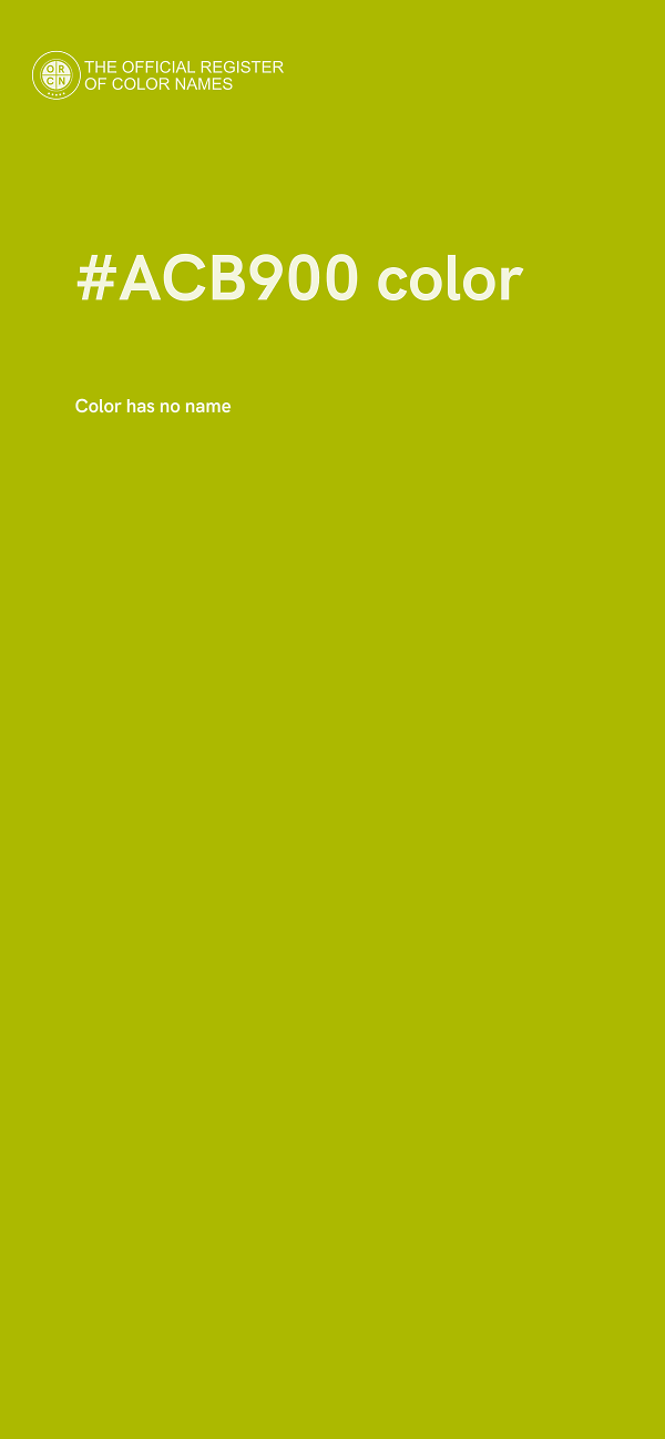 #ACB900 color image