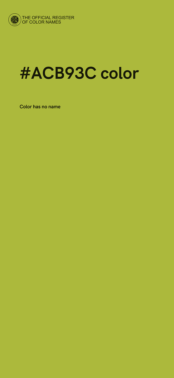 #ACB93C color image