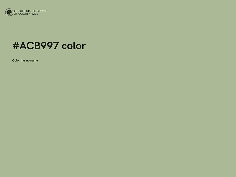 #ACB997 color image