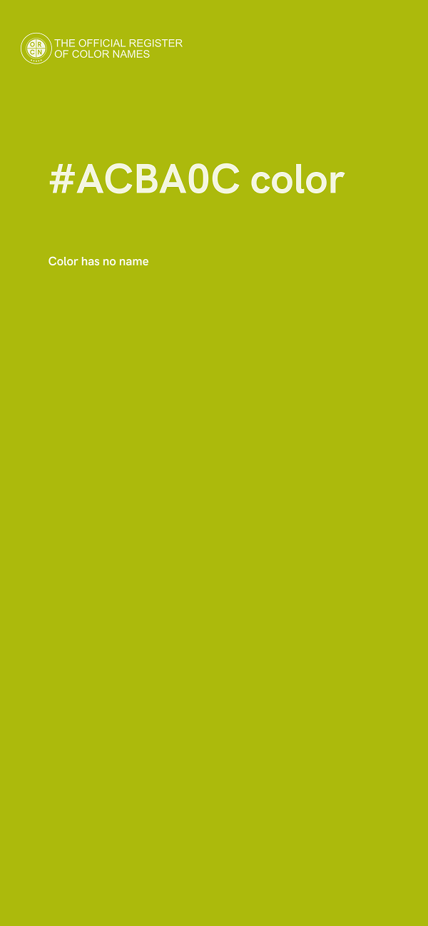 #ACBA0C color image