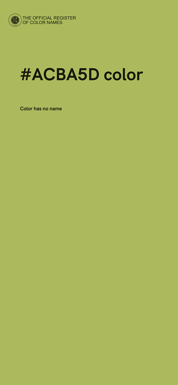 #ACBA5D color image