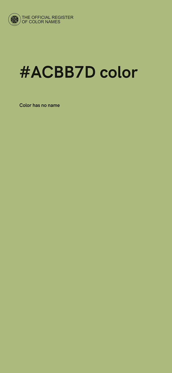 #ACBB7D color image