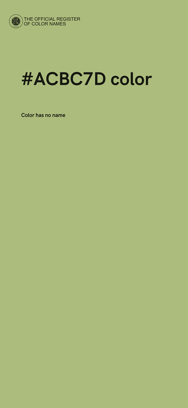#ACBC7D color image