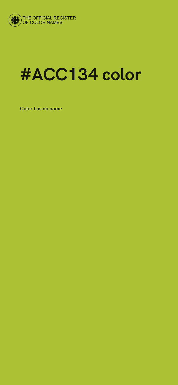 #ACC134 color image