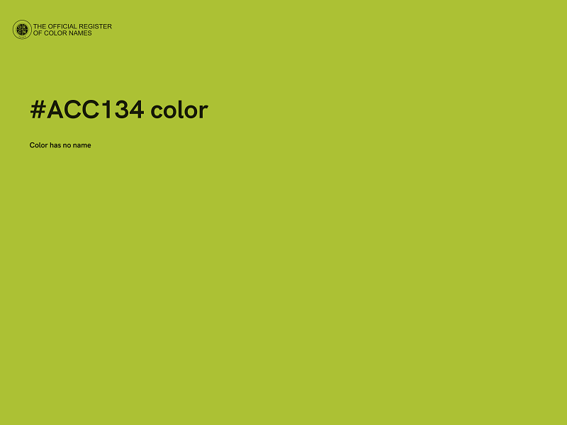 #ACC134 color image