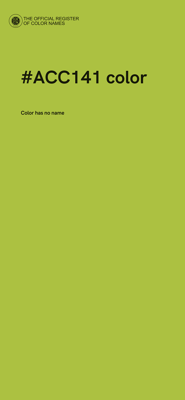 #ACC141 color image