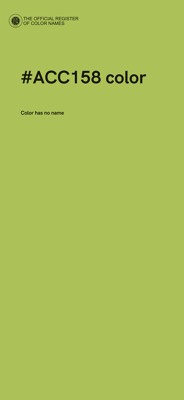 #ACC158 color image