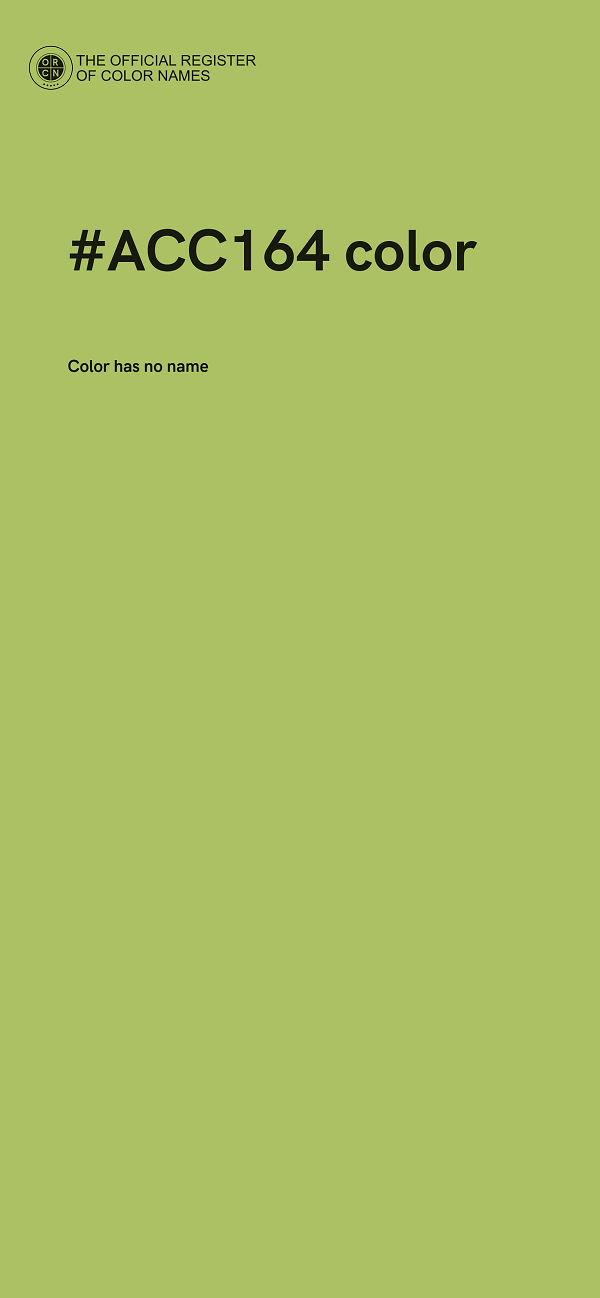 #ACC164 color image