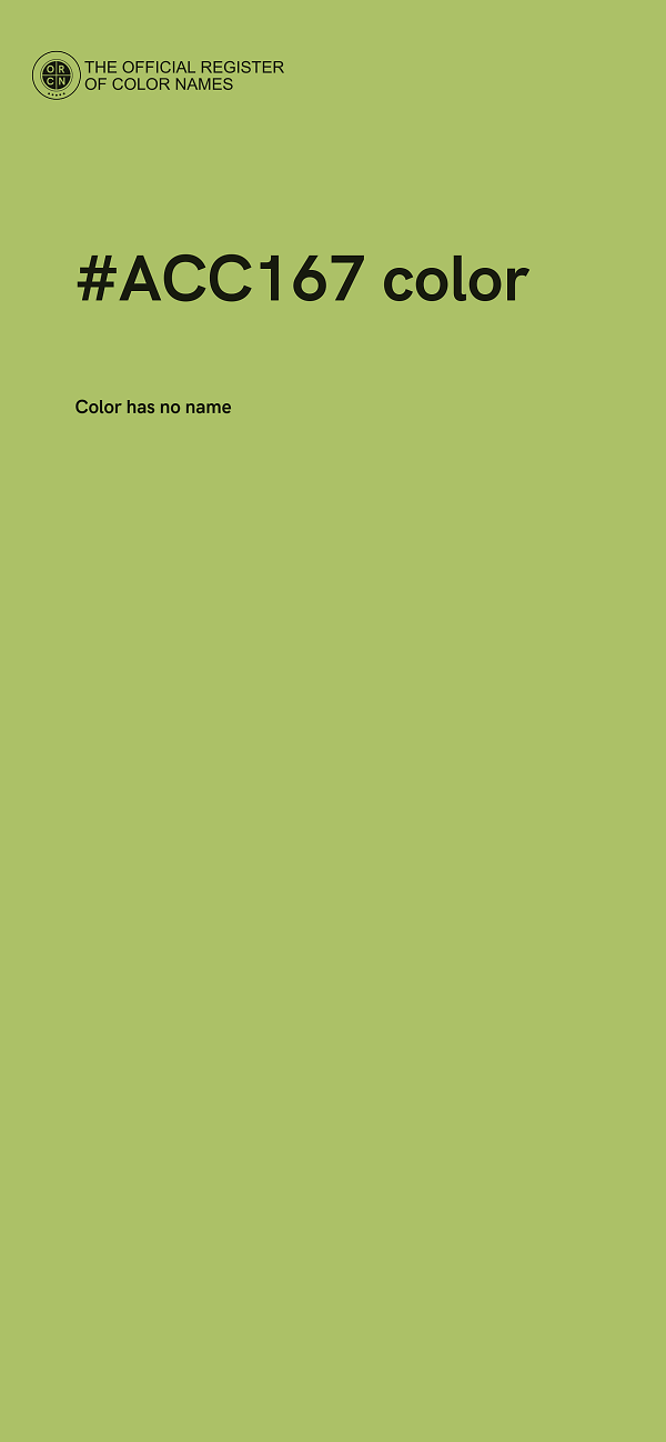 #ACC167 color image