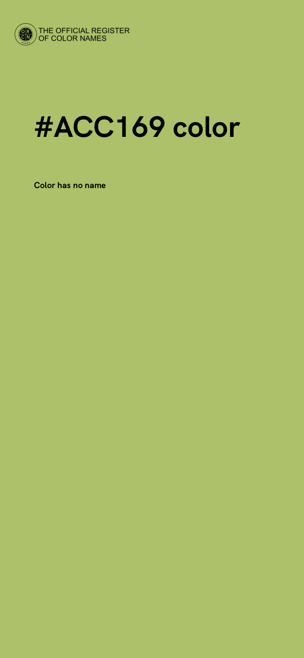 #ACC169 color image