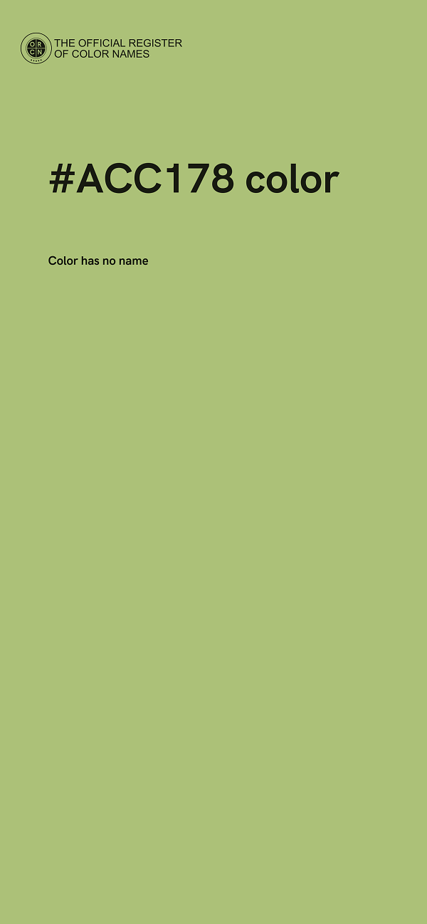 #ACC178 color image