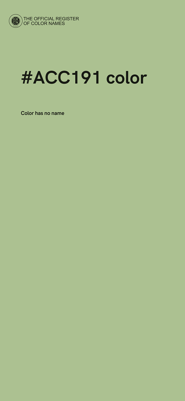 #ACC191 color image