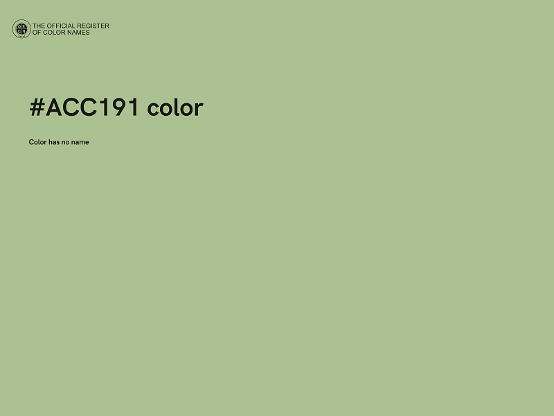 #ACC191 color image