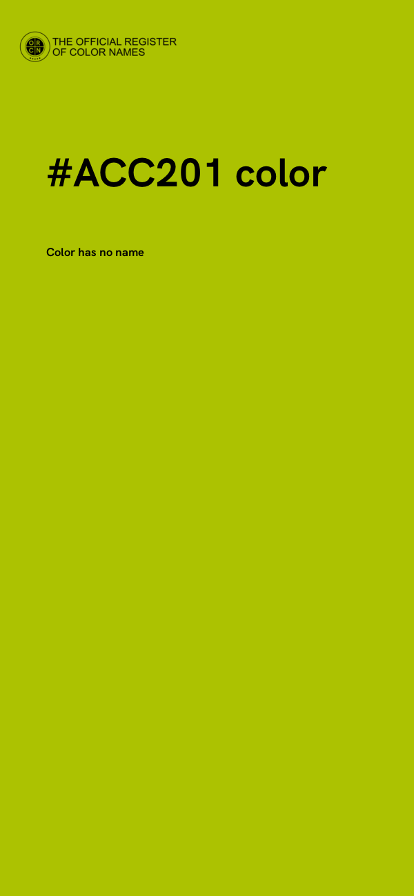 #ACC201 color image
