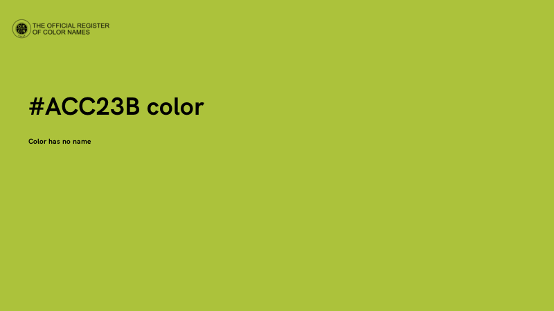 #ACC23B color image