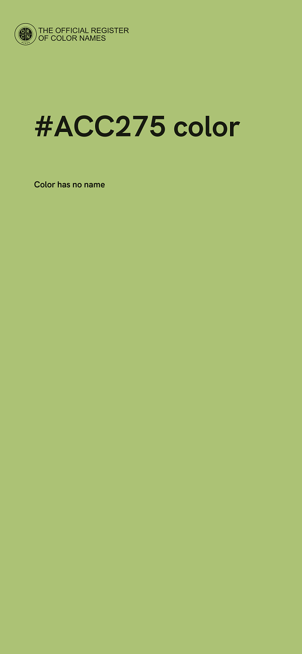 #ACC275 color image