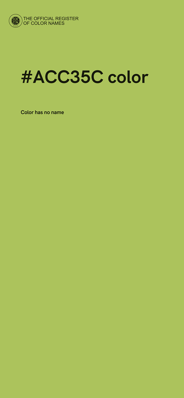 #ACC35C color image