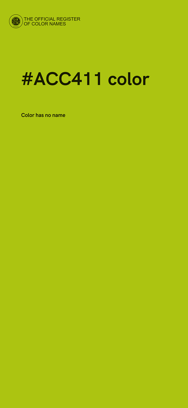 #ACC411 color image