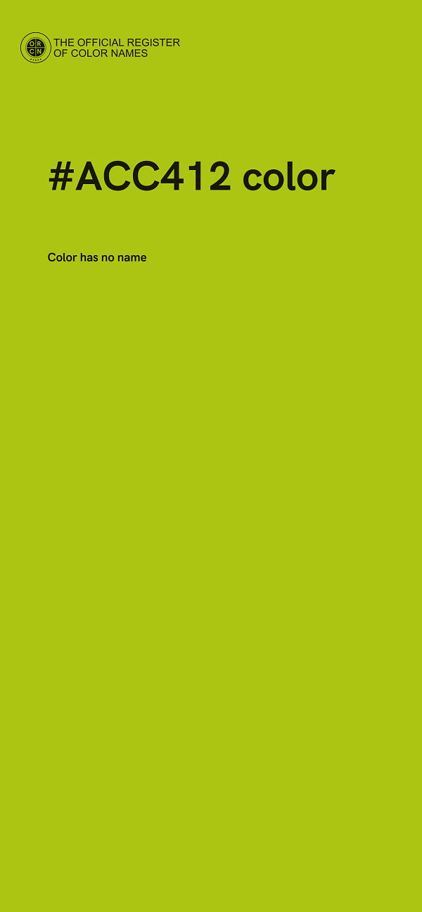 #ACC412 color image