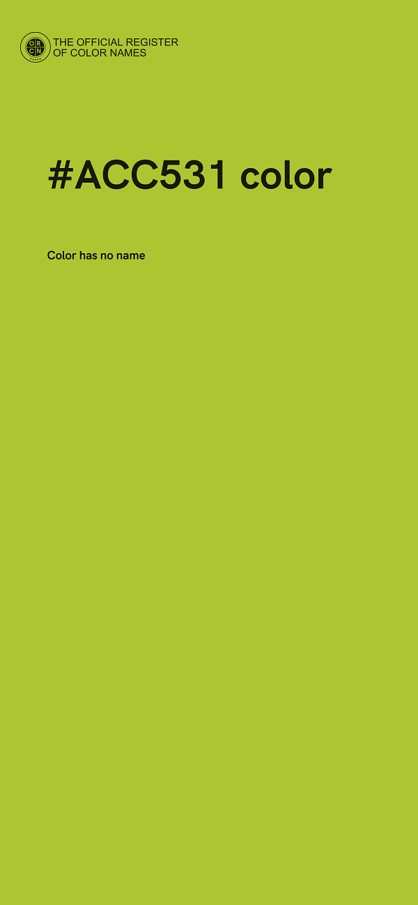 #ACC531 color image