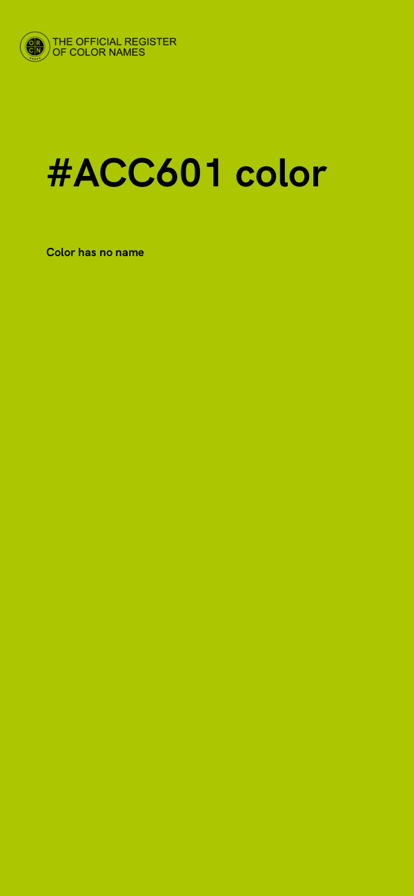 #ACC601 color image