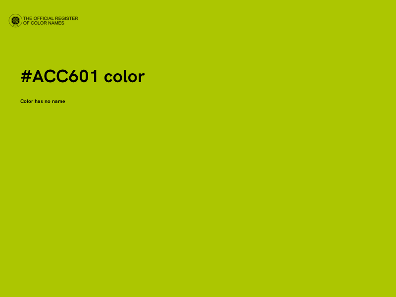 #ACC601 color image