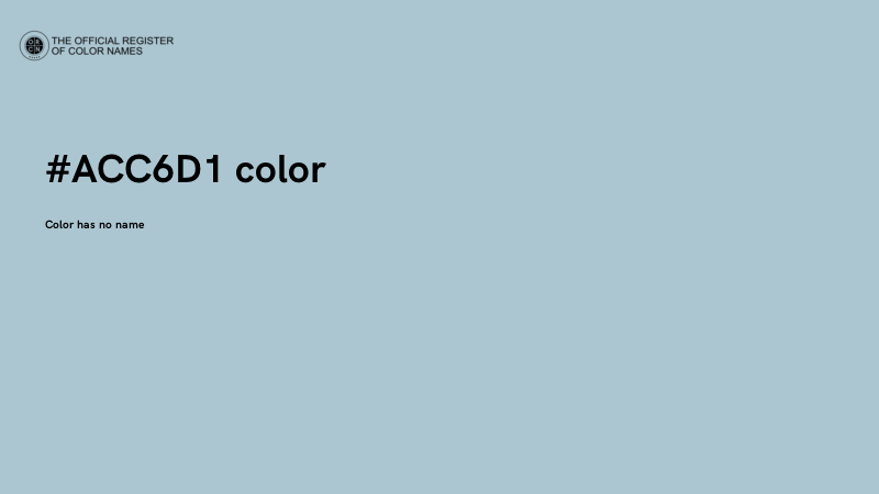 #ACC6D1 color image