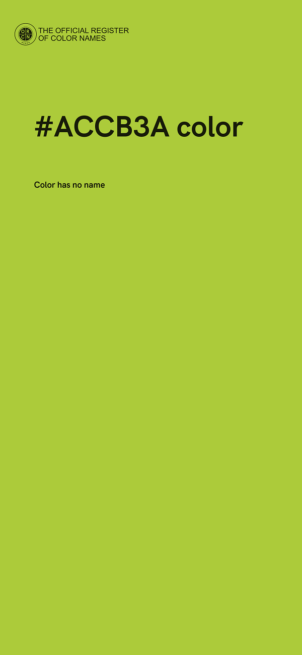#ACCB3A color image