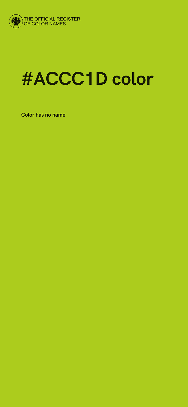 #ACCC1D color image