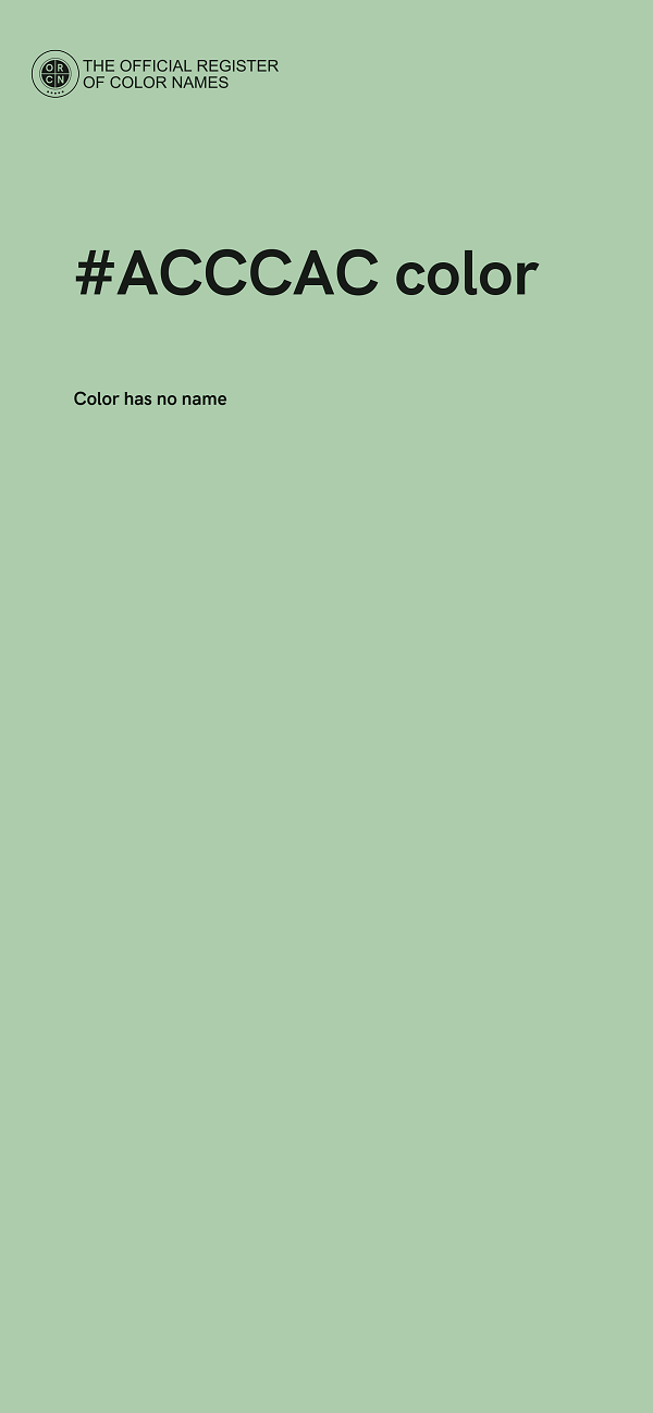 #ACCCAC color image