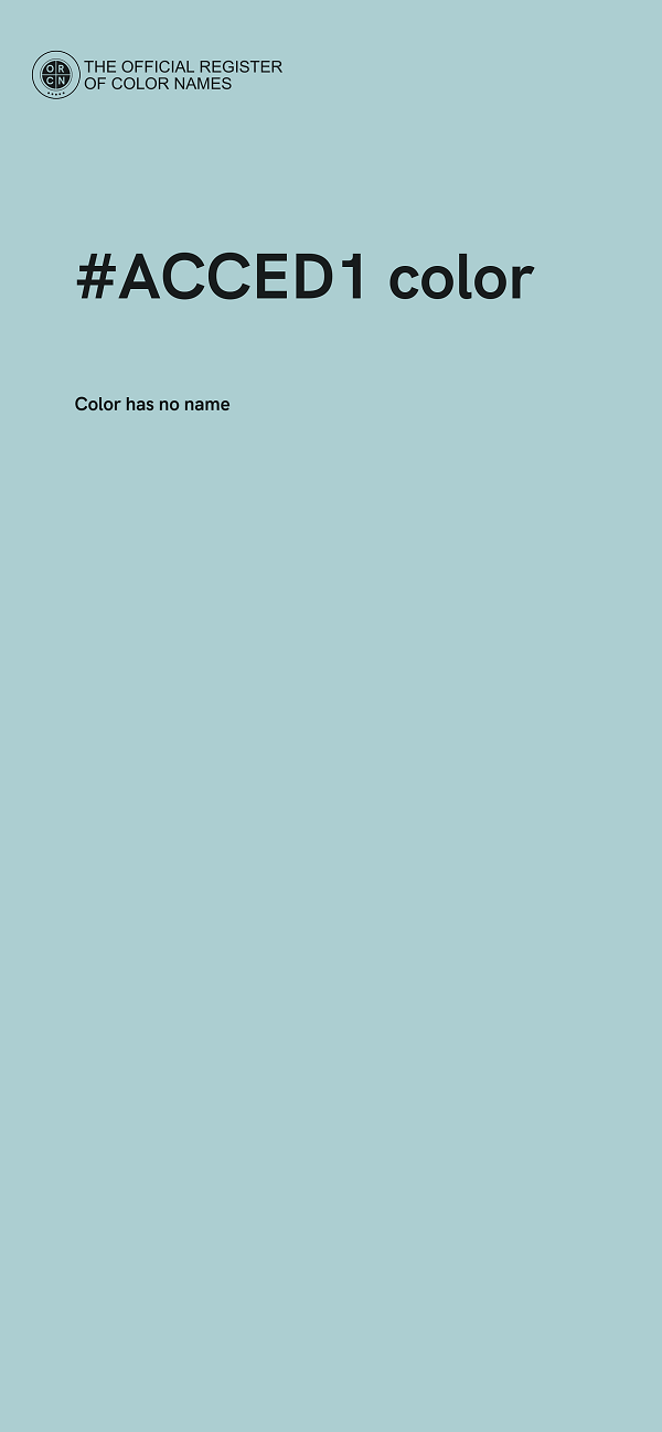 #ACCED1 color image