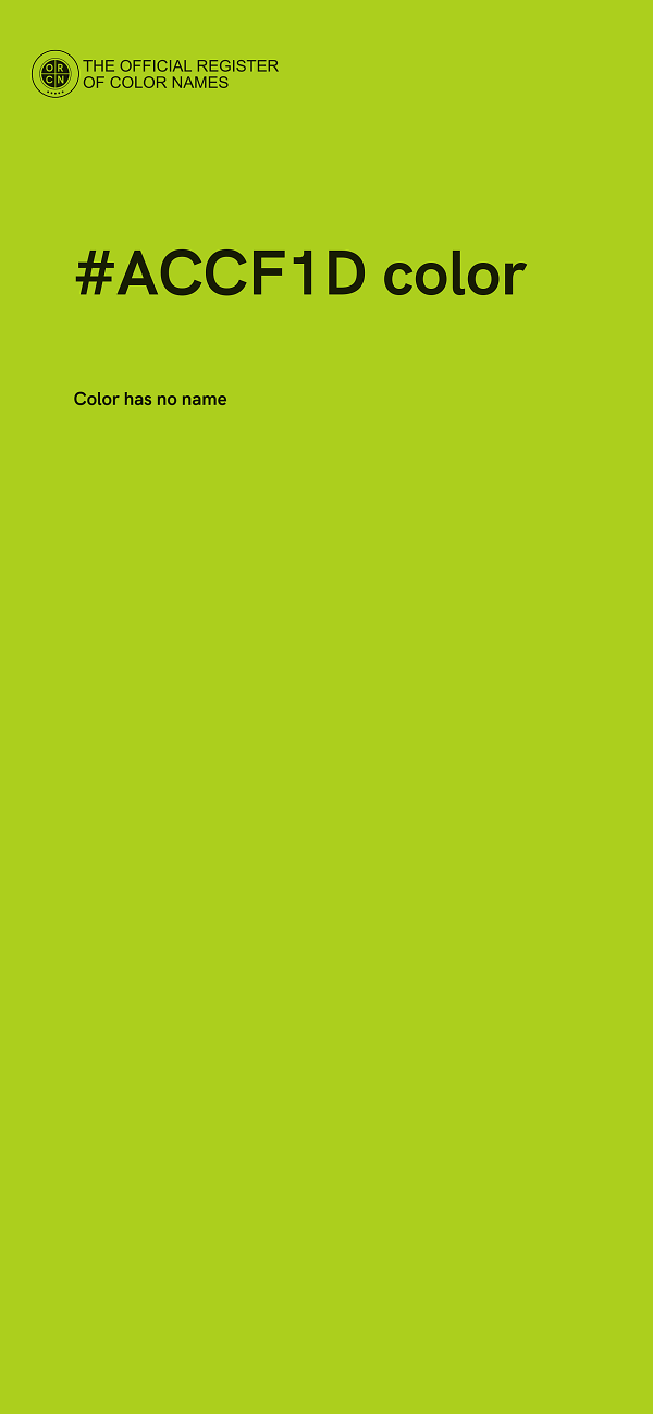 #ACCF1D color image