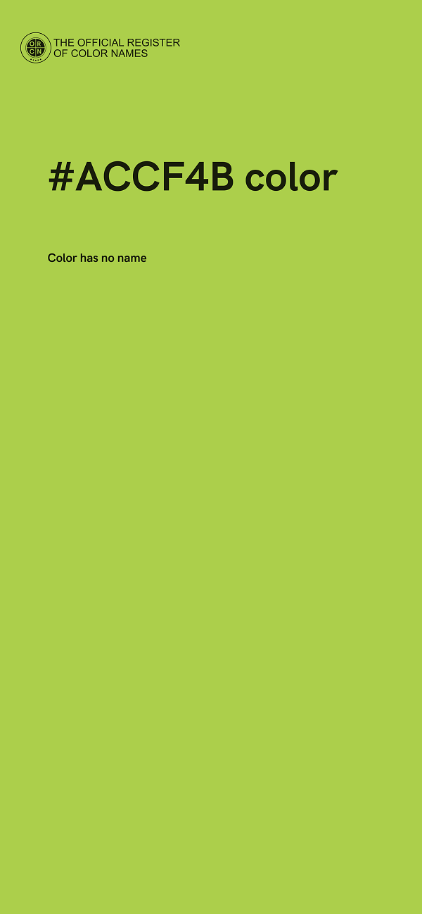 #ACCF4B color image