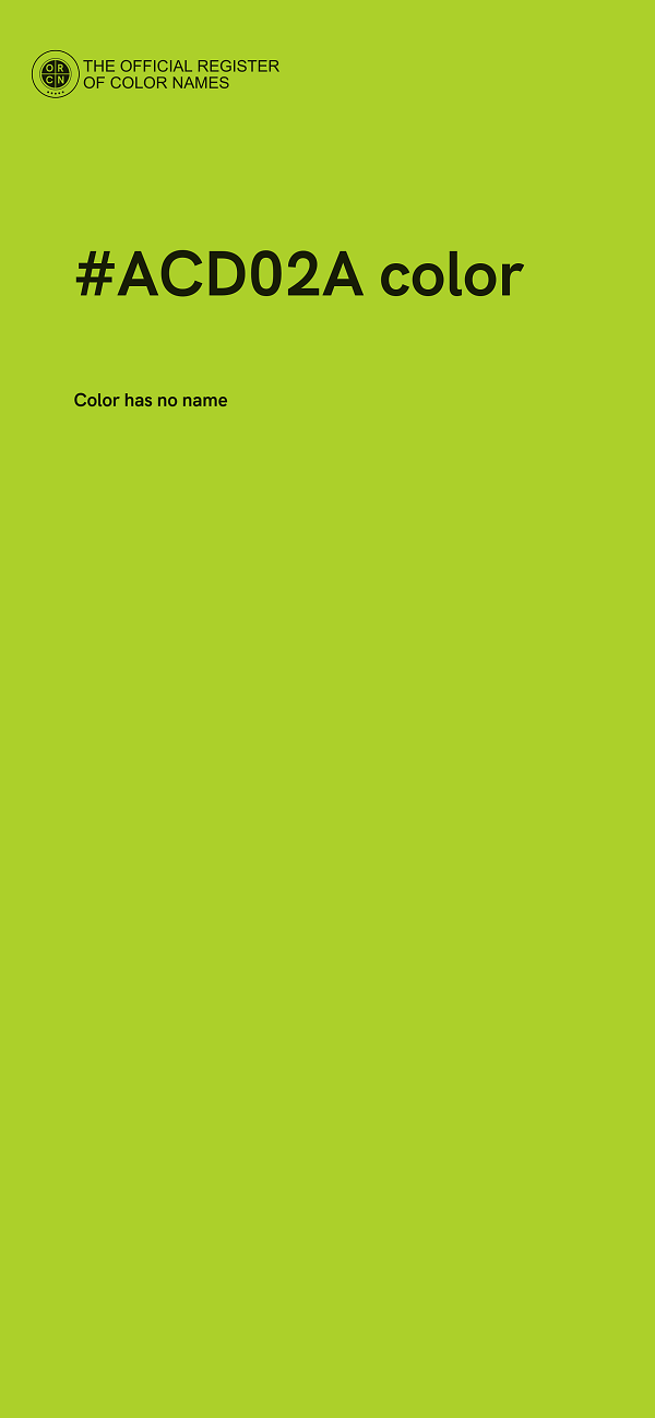 #ACD02A color image