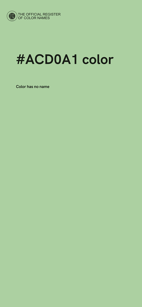 #ACD0A1 color image