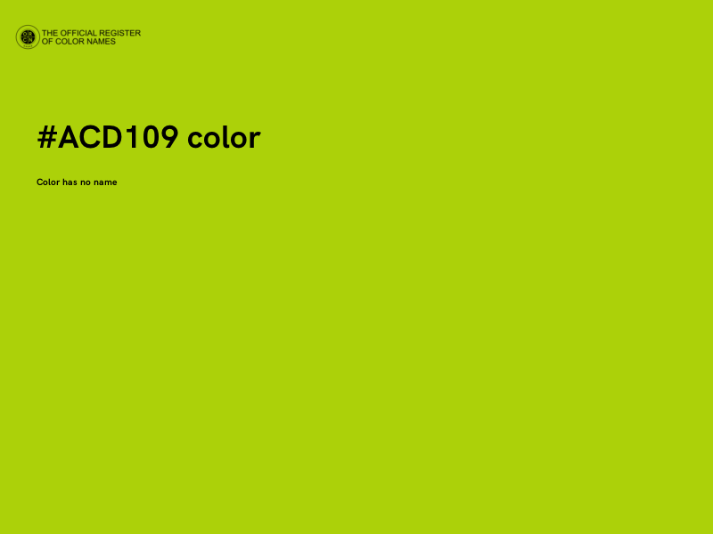 #ACD109 color image