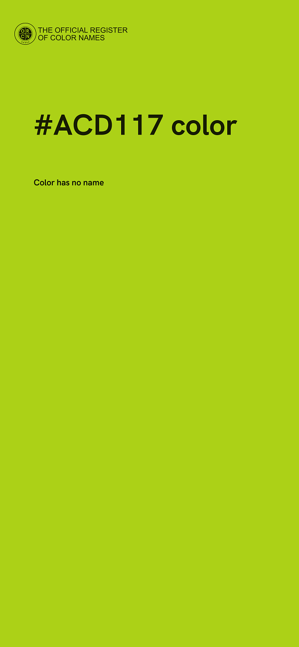 #ACD117 color image